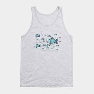 School of cute fish Tank Top